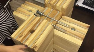 Пружинный узел "СИЛА". Крепеж для венцов из бревна и бруса!