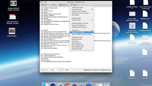 MarcEdit Mac: Remove Blank Lines смотреть онлайн