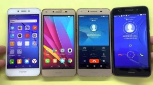 Incoming Call & Outgoing Call, 2 HUAWEI Y5 2 and Y3 2017 Vs 2 Honor 5A and 6A