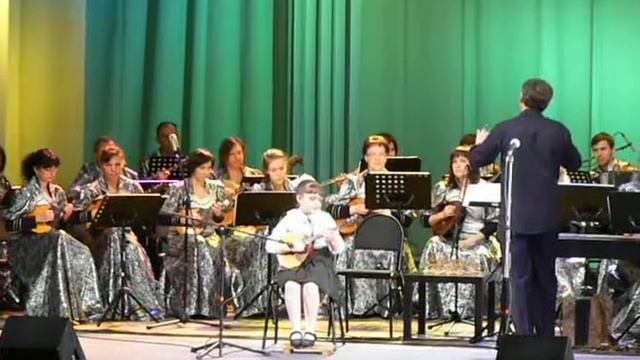 Малиночка Алёна и Русский Оркестр филармонии г Тольятти Парад молодых виртуозов Полька Первоклассн смотреть онлайн