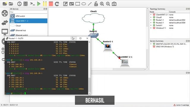 Konfigurasi LAN , Dynamic Routing , Web Proxy , Queues || Menggunakan GNS3 смотреть онлайн