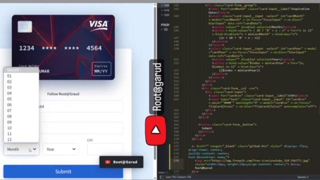 Building a Sleek Credit Card User Interface with HTML, CSS, and Vue.js смотреть онлайн