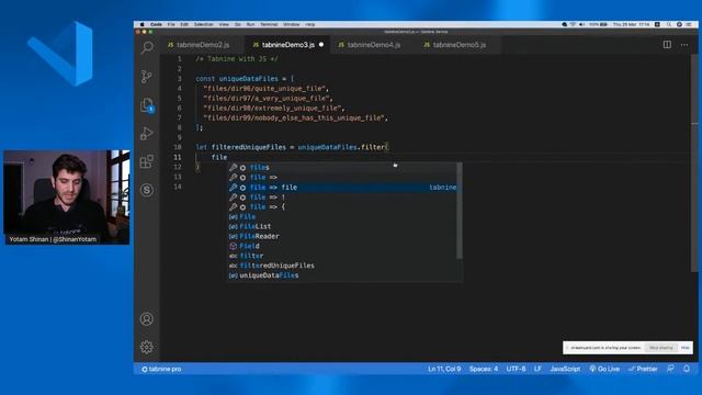 Tabnine: Coding in VS Code with the help of an AI assistant смотреть онлайн