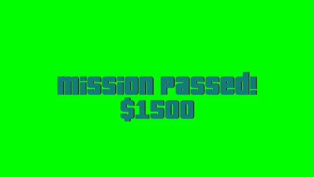 GTA 3 Mission Passed - Chroma Key смотреть онлайн