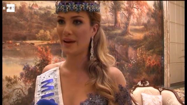 La española Mireia Lalaguna, Miss Mundo 2015 смотреть онлайн