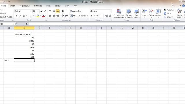 How to use AutoSum in Microsoft Excel 2010 смотреть онлайн