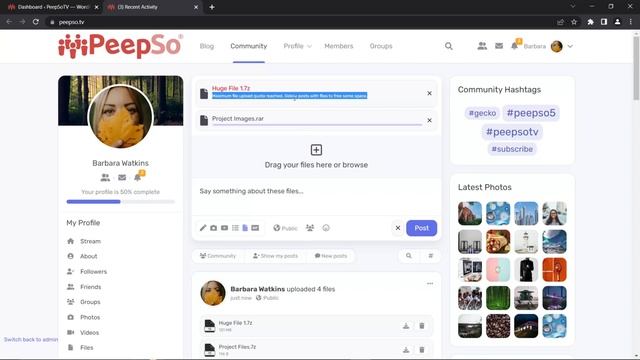 PeepSo Feature Highlights: File Uploads смотреть онлайн