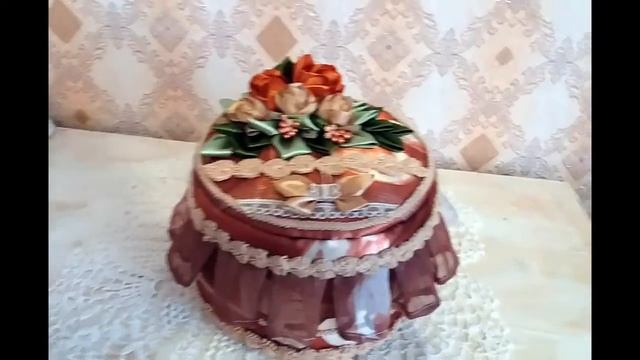 Шкатулка для рукоделия своими руками (апрель 2020 год). смотреть онлайн