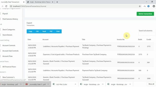Business ERP Part 93 Journal Design and Export Option in ASP.NET MVC смотреть онлайн