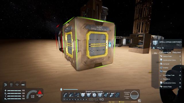 Escaping The Desert EP04 - Outpost Foundations (Space Engineers) смотреть онлайн