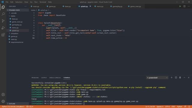 PyGame State Machine - Python Game Dev Tutorial смотреть онлайн