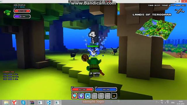 Как создать свой сервер в Cube world!? смотреть онлайн
