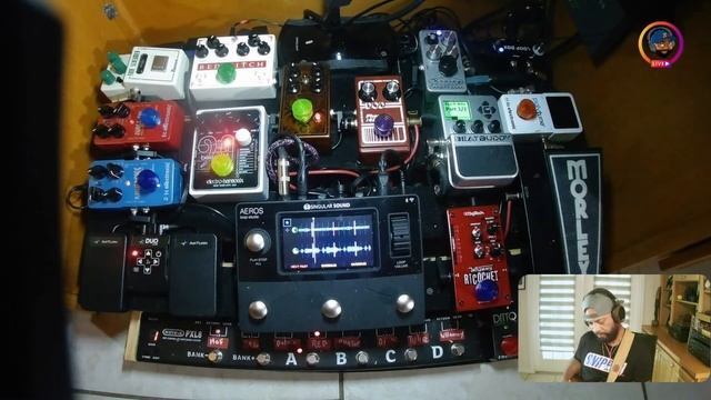 Aeros Loop Studio, Beatbuddy, EH Bass9 quick looping setup run through @SingularSoundOfficial смотреть онлайн