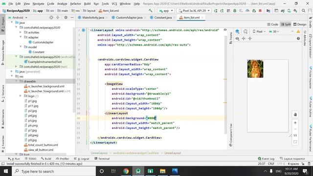 Admob App 20 || Auto Image Slider in Android Studio || Part 5 Recipes App смотреть онлайн
