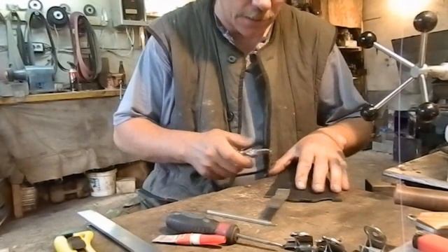 Изготовление ножа, часть 7, заключительная - ножны... смотреть онлайн