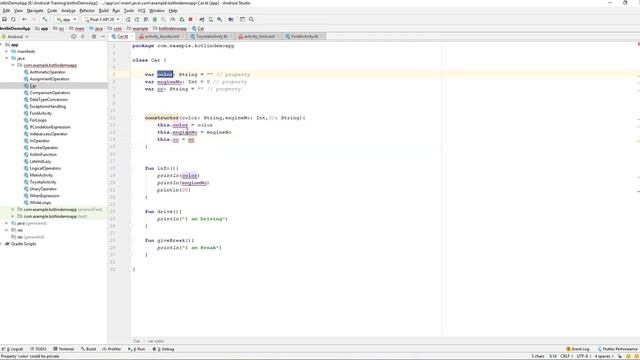 Kotlin Beginner | Kotlin | Training | Learn Kotlin By Making App | Secondary Constructor смотреть онлайн
