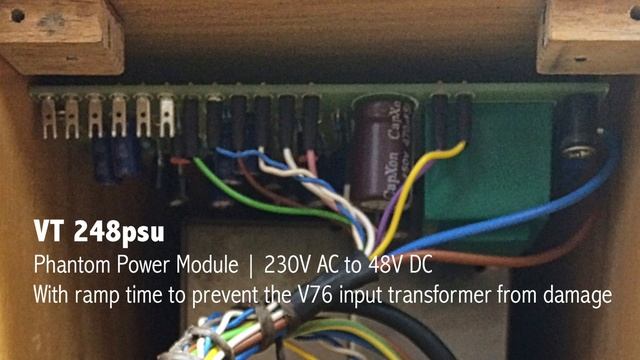 TAB Telefunken V76 | vintage german tube mic preamp | racked in a wooden lunchbox by Vintagetools смотреть онлайн