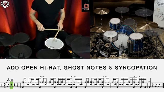 Learn To Play "The Fatback Groove" On The Drums смотреть онлайн
