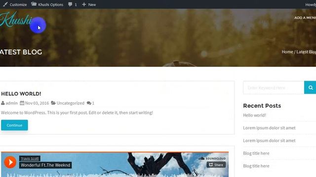 Khushi - Multipurpose WordPress Theme смотреть онлайн