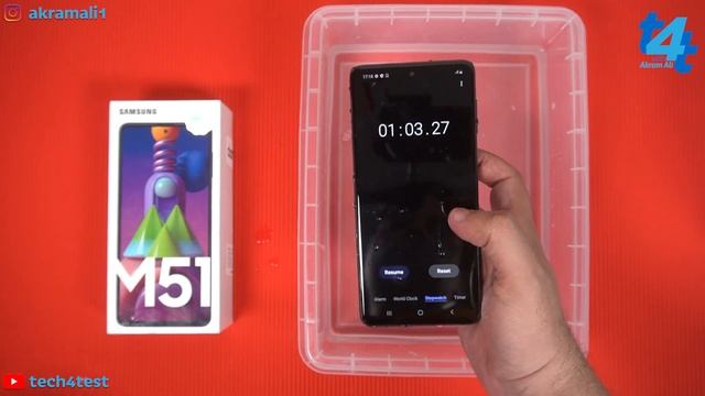 Samsung Galaxy M51 Water Test | Galaxy M51 Waterproof Or Not? Lets Find Out