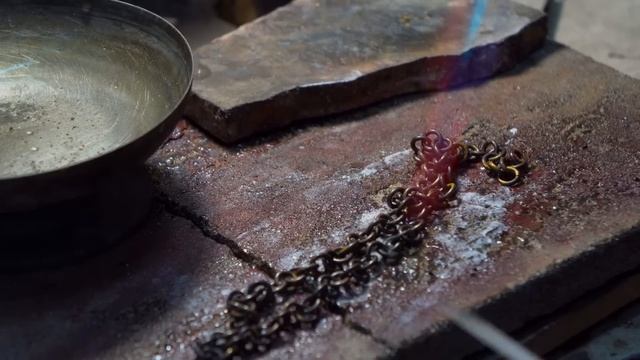 Якорная цепь. Не плотное плетение. Мужская золотая цепь вес 60гр смотреть онлайн