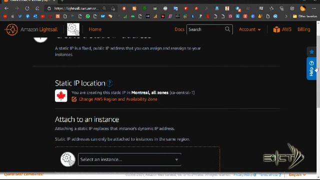 WordPress Website Static IP attachment AWS LightSail Tutorial смотреть онлайн