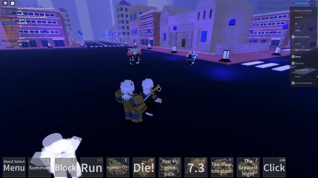 (Roblox N the jojo game) Destroying teamers смотреть онлайн
