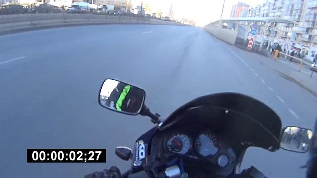 Kawasaki EX-4 разгон до 100км/ч смотреть онлайн