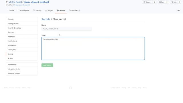 How to add ID and Token secrets in your GitHub repository смотреть онлайн