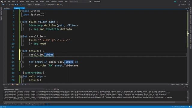 F#: Get data from Excel files смотреть онлайн