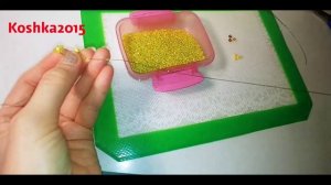 #цветы из бисера  ЭДЕЛЬВЕЙС МАСТЕР-КЛАСС от Koshka2015 - цветы из бисера, бисероплетение flowers DI