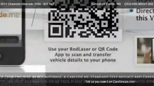 2011 Chevrolet Silverado 3500 3500 1WT 2WD Cab Chassis - For Sale In ; Bonney Lake  WA __ WE ARE R