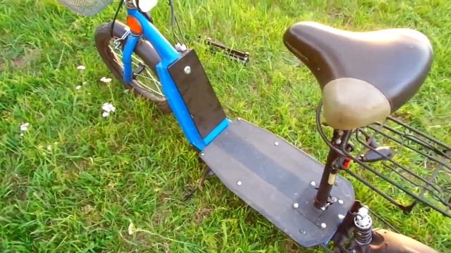 Самодельный электро самокат. Модернизация. смотреть онлайн