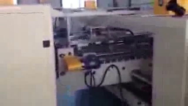 Automatic carton box stitcher and gluer machine HUAYU MACHINE смотреть онлайн