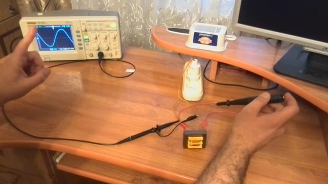 Синусоида из розетки осциллограф смотреть онлайн