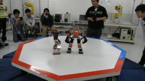 Ифрит против Асуры матч-реванш. Битва роботов в Японии