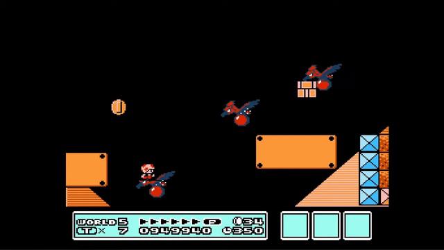 Super Mario Bros 3 Mix Rom Hack - World 5-3 (Custom Level) смотреть онлайн