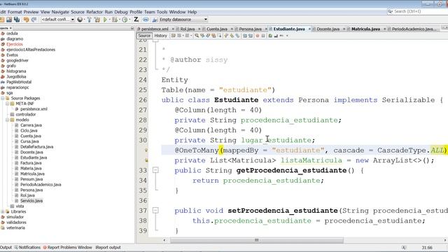 JPA 3 mapeo con relaciones смотреть онлайн