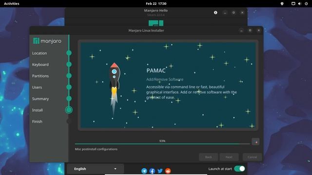 Manjaro Linux 22.0.4 | GNOME desktop environment смотреть онлайн