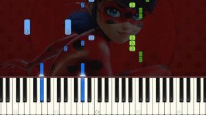 Miraculous Ladybug - Theme Song - Piano Tutorial