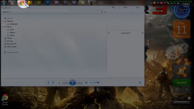 (Windows7Customized) Cool Skin For Windows Media Player смотреть онлайн