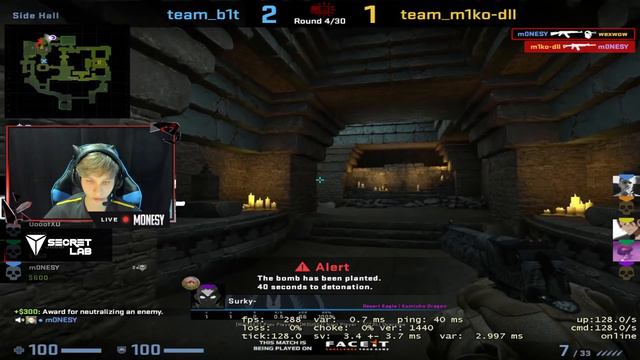 M0NESY И B1T РАЗНОСЯТ 5000 ЭЛО ИГРОКОВ / МОНЕСИ И БИТ ИГРАЮТ ВМЕСТЕ ПОСЛЕ КАТОВИЦЫ (CS:GO) смотреть онлайн