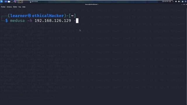 Ethical Hacking - Deviner les mots de passe avec Medusa et Hydra (Wolof) смотреть онлайн