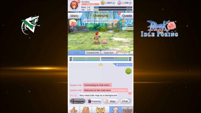 RO: Idle Poring HD Gameplay - VNG #1 смотреть онлайн