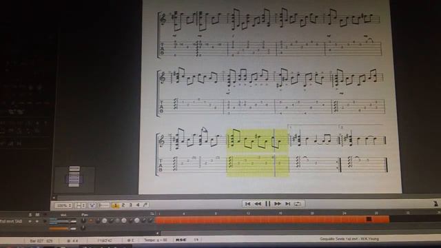 A classical arrangement by Kyle Young: 'Gequalte Seele' TABLATURE смотреть онлайн