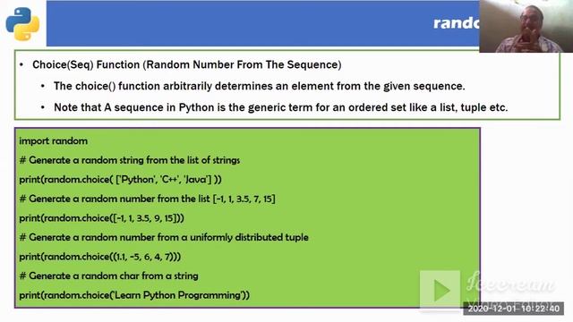Random and Datetime module смотреть онлайн