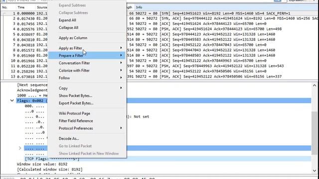 Wireshark Tip #05: Add A TCP Flag Set Column