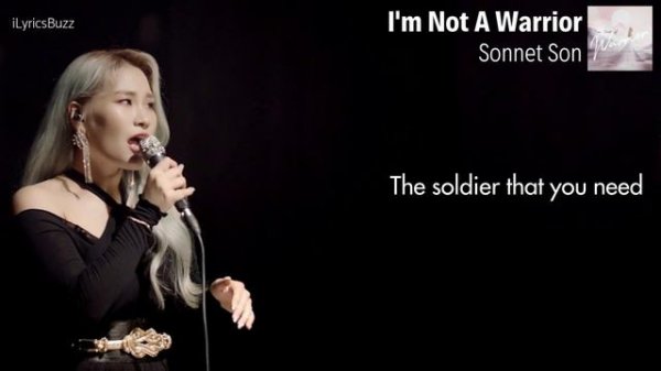 Sonnet Son (손승연) - I'm Not A Warrior Lyrics