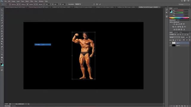 How to quickly rotate in Photoshop смотреть онлайн