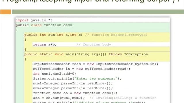 Way of creating a function | Invoking a function in Java | ICSE class 10th Computer Chapter - 5 смотреть онлайн